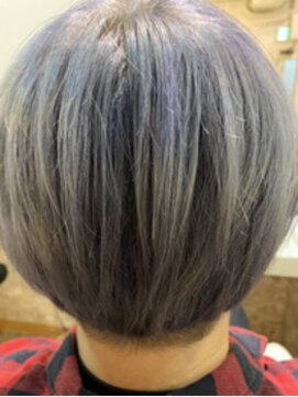 ミエル ヘア 新宿(miel hair) グレージュ×マッシュショート