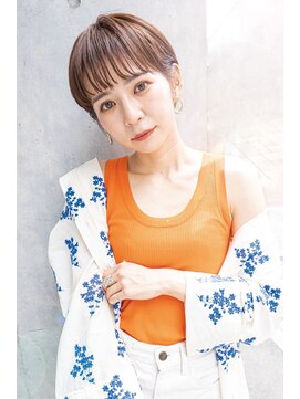 クラン(clan) 前下がりボブ/モテ髪カタログ/小顔に見せるヘア/前髪カット