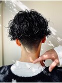 ツイストスパイラルパーマツイストウェーブメンズカットパーマ
