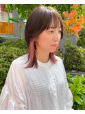 ウルフマッシュ_サイドバング_ボブウルフ_透明感