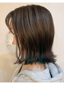 レガロヘアーデザイン(Regalo hair design) Regalo  外ハネボブ＆インナーカラー☆