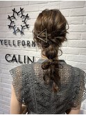 結婚式お呼ばれヘアセット