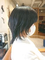 ラボヌール ヘアー エクラ(La Bonheur hair eclat) 黒髪ウルフ