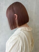 アイティーバイアルバム 北千住店(IT by ALBUM)&nbsp;ピンクベージュボブ_ショコラアッシュヘルシースタイル_ba401732