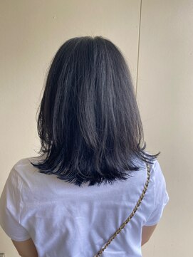 カシェ リタ ヘアー(CACHE'&RITA HAIR) インナーカラー◯ブルーブラック◯ネイビー◯レイヤー◯くびれ