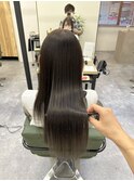 酸性ストレートグラデーショングレージュ艶髪本厚木