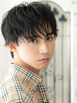 グルーミングサロン バーバー キャッスル 北浦和西口(Grooming salon Barber Castle) 不揃いな毛束が生み出す万能シャギーマッシュヘアD北浦和