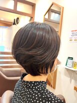ヘアー グリーン(hair green)&nbsp;30代40代50代/ショートボブ/大人ショート/丸みショートボブ