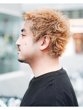 カフ(CAF) CAF河内 スパイキーショート　ハイトーン 20代30代 大阪 心斎橋