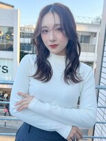 ロンドイディールバンダイ 新潟万代(Lond ideal) レイヤーカット×ウェットヘア×、前髪顔周り×新潟万代