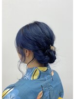 トウキョウヨシつね 御幸ヶ原店(TOKYO Yoshi)&nbsp;ロング向け浴衣ヘアアレンジ