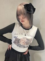 ペレ 梅田(PELE) 前髪/アンブレラカラー/こなれミディ/イメチェン/ウェーブパーマ