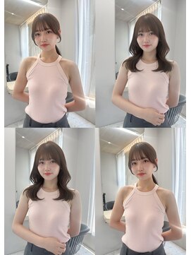 ボタン テンジン(VOTAN tenjin) 【votan_はまひ】前髪カット/顔まわりカット/マロンブラウン