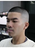 こだわりのボウズフェード