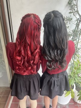アン(Hair make un) ヘアアレンジ
