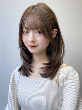 エトラ 渋谷店(etora) 小顔 フェミニンロング メルティーカラー 似合わせカット"