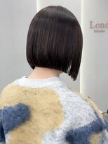 ロンド ブランシュ 錦糸町北口(Lond blanche)&nbsp;イメチェン外ハネボブ美髪ワイドバングミディアム縮毛矯正ボブ