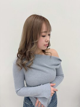 ラルガ 城野店(Raruga) ミルクティー　ブリーチ　レイヤースタイル