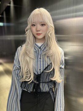 ペレ 栄店(PELE) イメチェン/ホワイトブロンド/外ハネボブ/美髪/栄