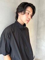 ニコ トウキョウ ロジック(nico TOKYO Logic)&nbsp;センターパートニュアンスパーマフェザーパーマ