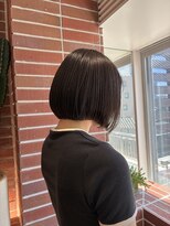 ルームヒゴバシ(room higobashi)&nbsp;切りっぱなしボブ、ミニボブ