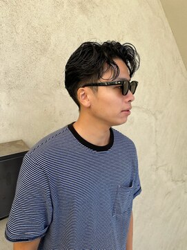 ステップボーンカット トーキョー(STEP BONE CUT TOKYO) 【ステップボーンカット】メンズセンターパートパーマ