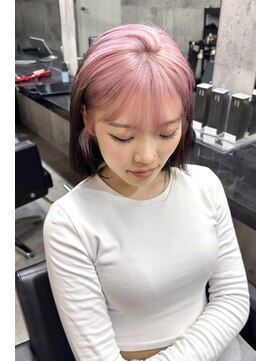 メゾン 心斎橋店(Maison) ピンク×ブラックのルーツカラー！