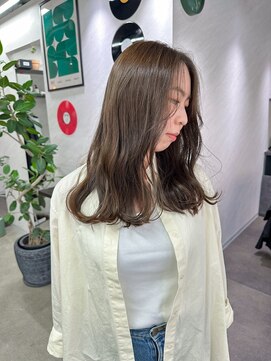 トーン(tone) ブリーチなしオリーブベージュ