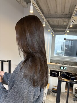 ヌープヘアーアイス(NUUP.hair ici) ★ブリーチなしオリーブグレージュココアチョコレートブラウン