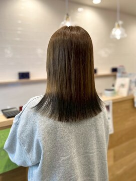 セレイン(serein) ぱっつんbob　スソカラー