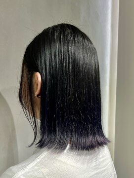 ステラ(STELLA) 裾カラー×ラベンダー