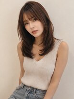 ボンドヘアー(Bond Hair) 透明感ナチュラルブラウン/レイヤーカット/毛先ワンカール
