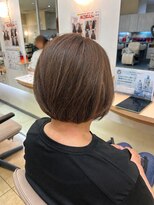 ブルースカイ 二俣川ドンキホーテ店(Blue-Sky) 丸みボブ×ベージュカラーで叶う上品スタイル