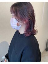 ロッカヘアエジェ(ROCCA hair eje.)&nbsp;チェリーピンクインナーミルクティーブロンド