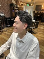 ディアー 生駒店(Dear) オリジナルパーマ清潔スタイル+ツーブロフェード