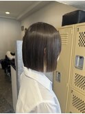 タッセルボブ+縮毛矯正