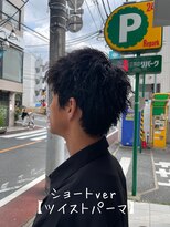 アロハ(ALoha)&nbsp;メンズショート　【ツイストパーマ】