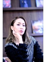 ヘアサロン ケッテ(hair salon kette) 『外国人風』耳かけ＊ルーズLONG BOB