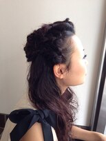 フェリシータ 緑地公園店(felicita)&nbsp;結婚式,二次会,パーティーOK!ウェービーねじりルーズアップ