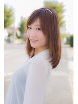 エヌアンドエーコンティ(N&A CONTi)&nbsp;鎖骨ミディアム×3Dレイヤー×ナチュラルストレート