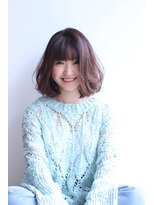 サボン ヘア デザイン カーザ(savon hair design casa+) フェミニン×小顔ボブ