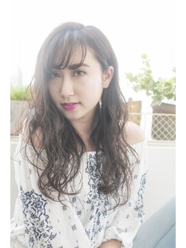 フレイムス ヘアアンドリラックス 吉川店(Frames hair&relax) セミウェット　シースルーバング