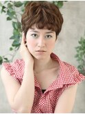 ハンサム大人ショートを格上げクラシカルパーマ
