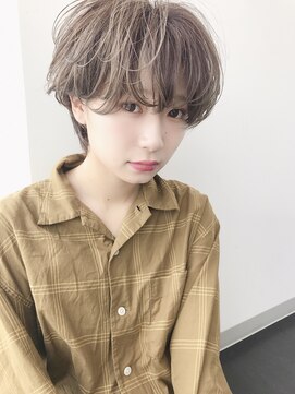 ナトゥーラ 八事店(Natura) マッシュショートイメチェンベージュ系カラーハンサム