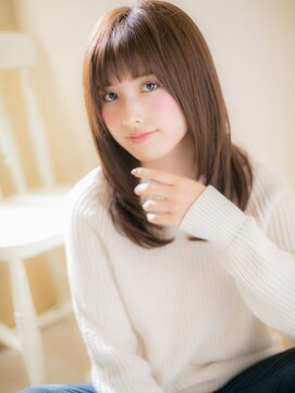 ブルー(BLUE) *CUORE水戸*…大人かわいいナチュラル小顔クラシカルセミディb