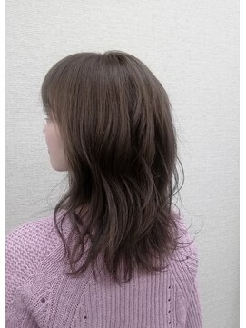 ビューティーサロン コマ(koma) 色持ち◎大人アッシュブラウン×ナチュラルミディアムヘア