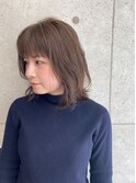 [a sekand]柔らかな印象のグレージュカラー