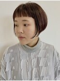 オン眉ショートボブ