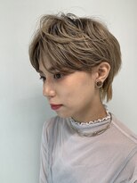ニコフクオカヘアーメイク(NIKO Fukuoka Hair Make) 【NIKO】福岡天神大名ハイトーン耳掛けマッシュショート大人