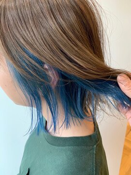 ジーナ 池袋(Zina) 【Zina　池袋】セシルカットフリンジウェーブ×フォギーベージュ